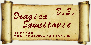 Dragica Samuilović vizit kartica